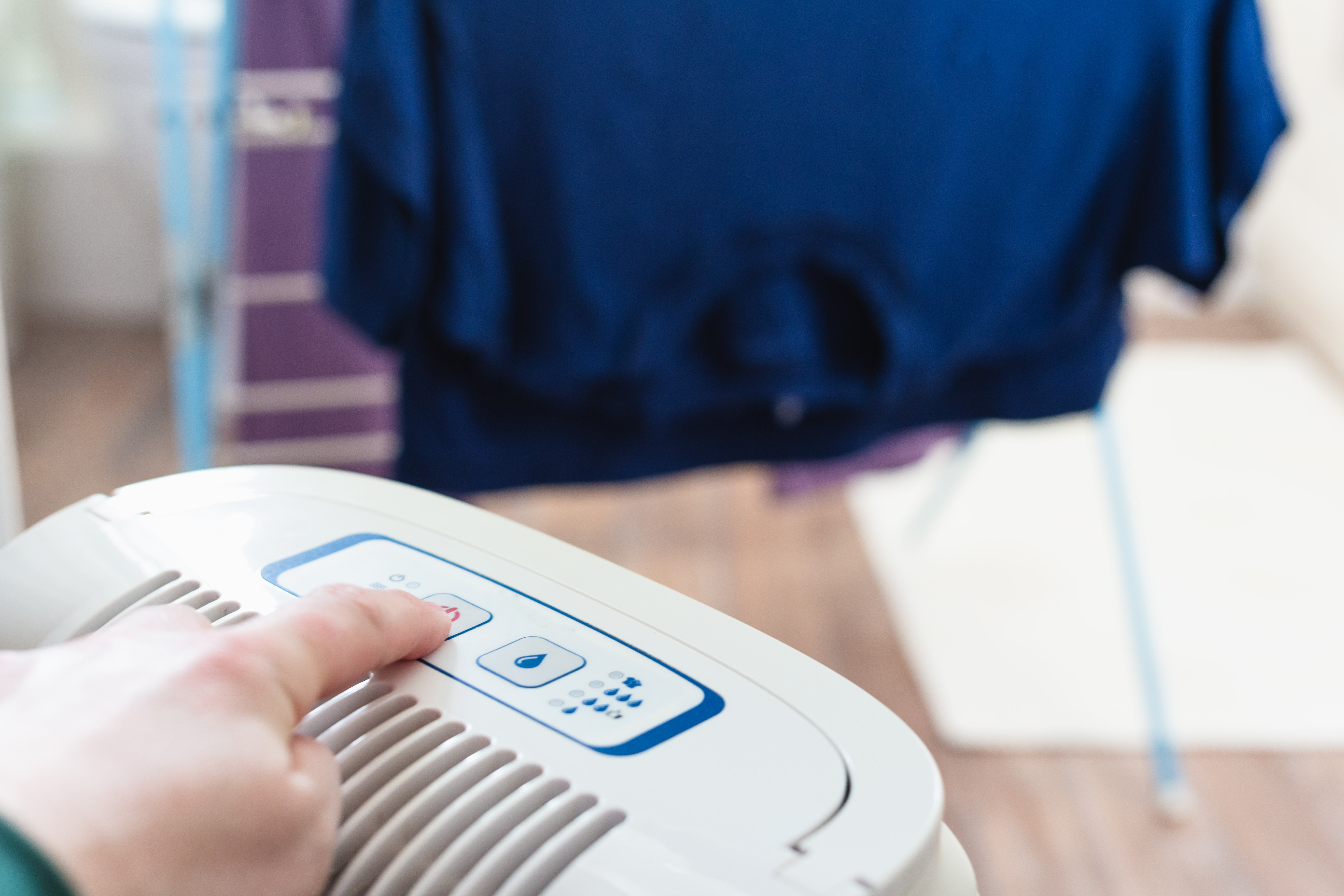 Appuyez sur le réglage linge de votre déshumidificateur pour accélérer le temps de séchage