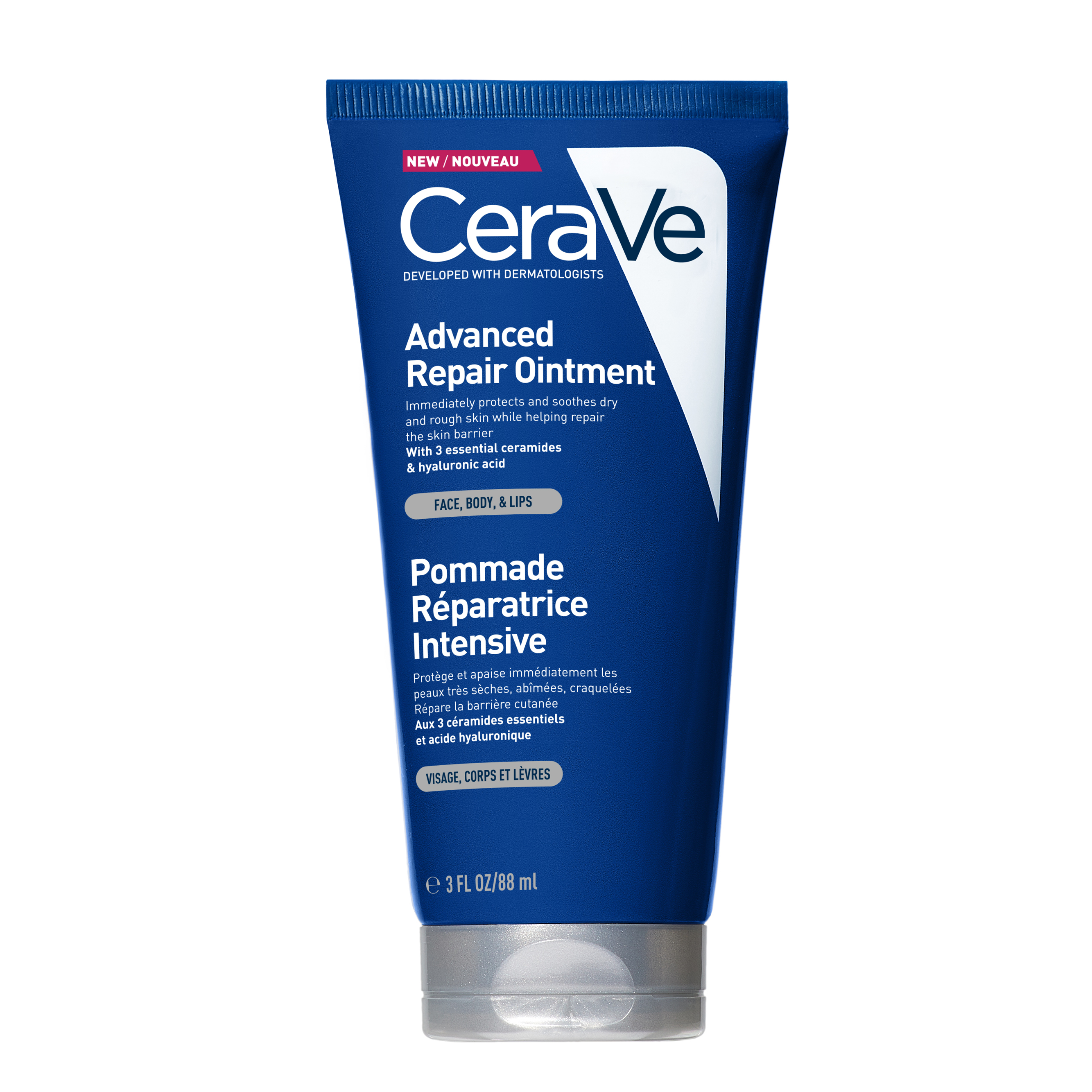 La pommade réparatrice avancée Cerave a apporté un soulagement indispensable à ma peau usée par les intempéries.
