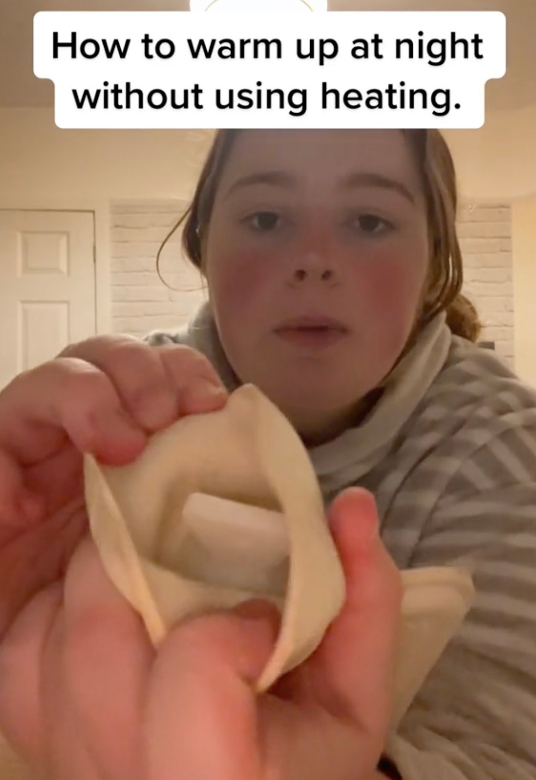 Elle a averti les téléspectateurs de faire attention à la date de péremption sur les bouillottes