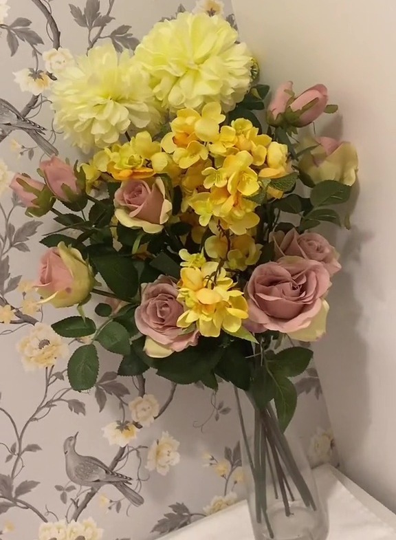 Ses fleurs étaient parfaitement propres après avoir fini