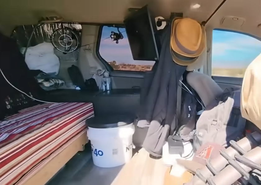La petite maison sur roues a gardé Vinnie au chaud et en sécurité pendant trois ans