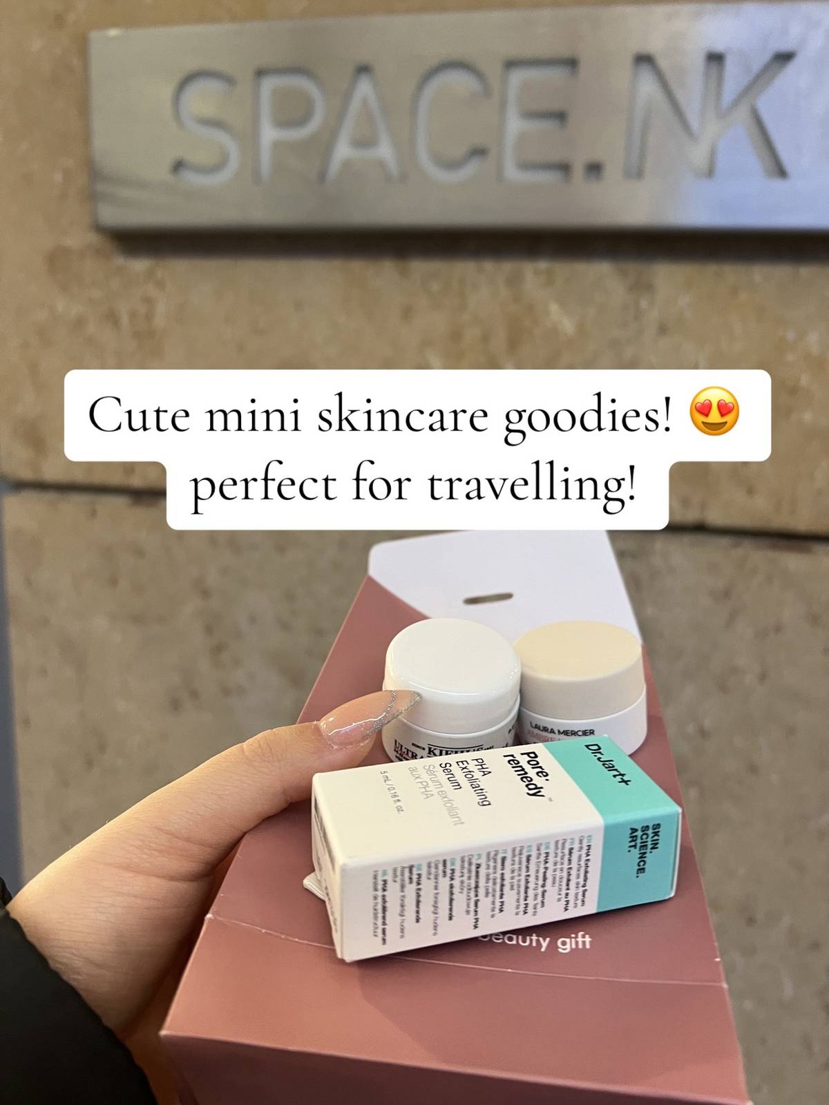 Des marques de soins de luxe comme Dr Jart aux beignets gratuits
