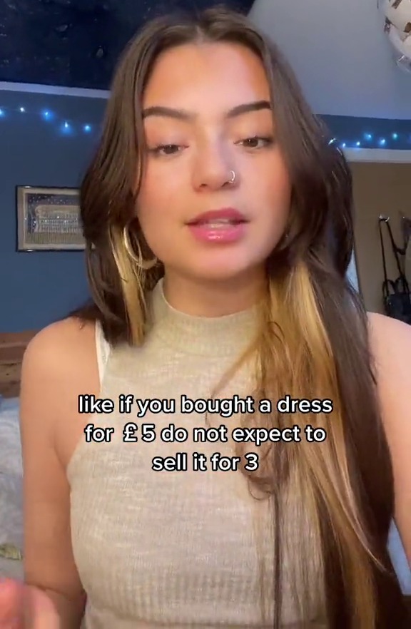 Gabriella a averti les gens de ne pas revendre de vêtements Primark bon marché